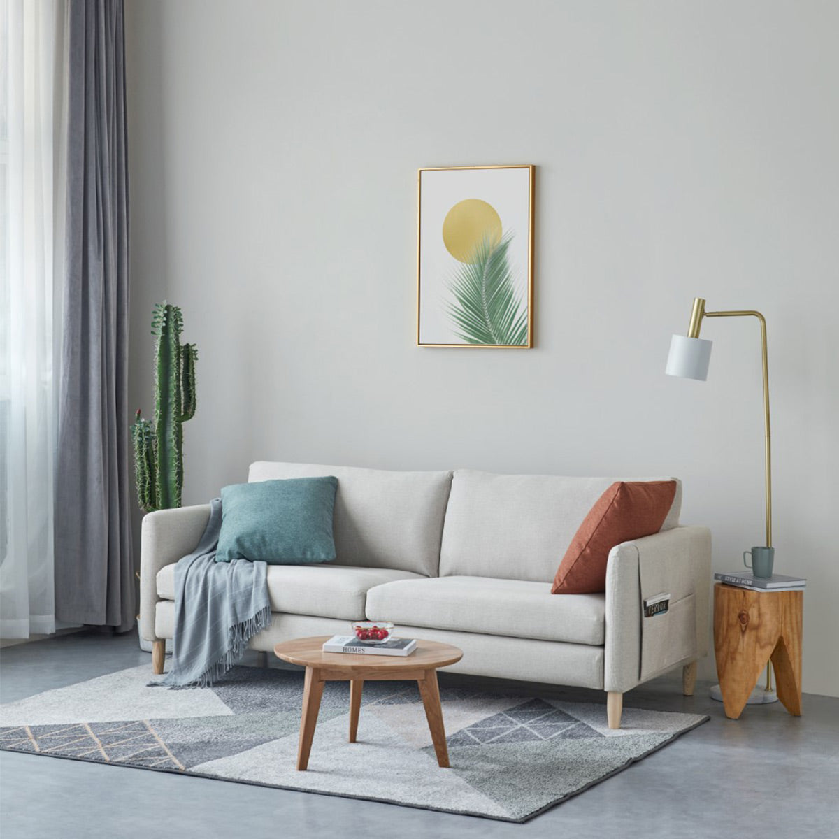 Canapé en tissu Alyssa