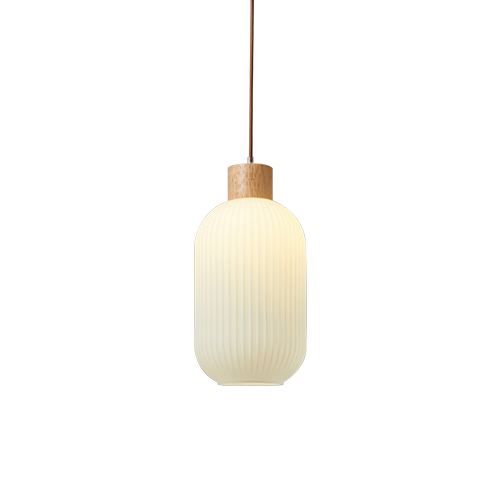 Lampe suspendue lanterne en verre