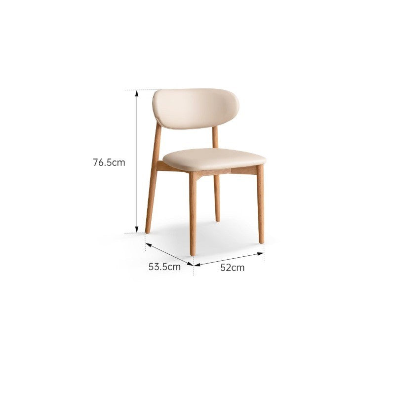 Chaise de salle à manger rembourrée Anna