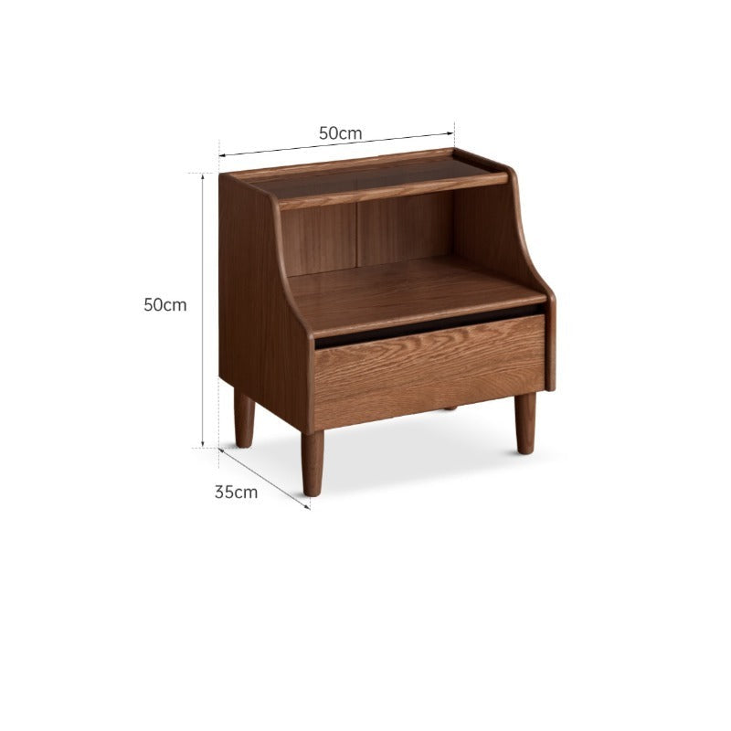 Table de chevet en bois massif Ernest