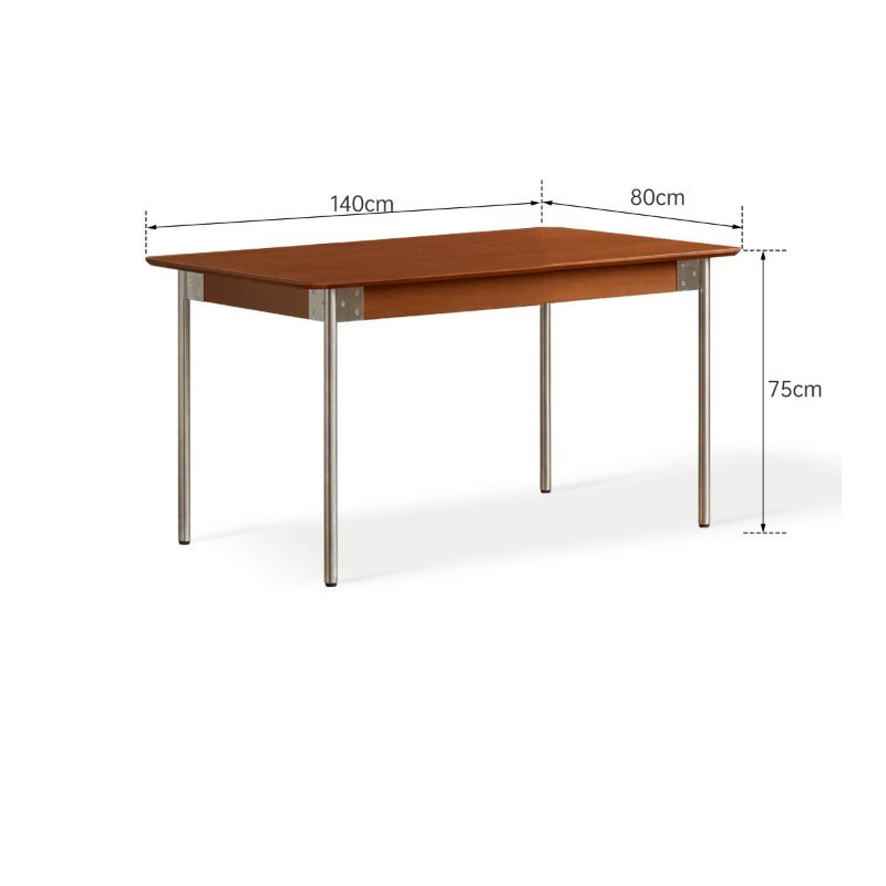 Table à manger en bois massif Bauhaus