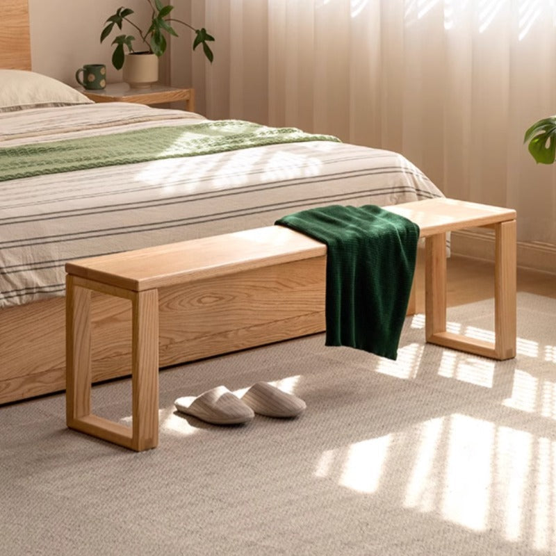 Banc de salle à manger en bois massif Atlas