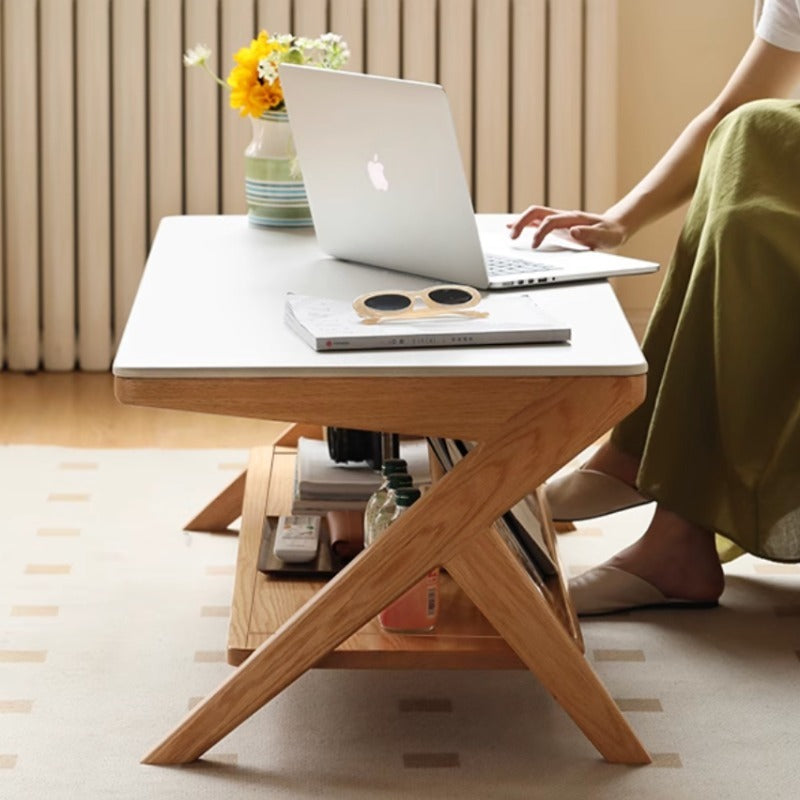 Table basse en pierre frittée Eliza