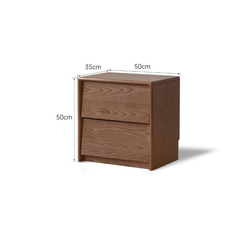 Table de chevet en bois massif Asher