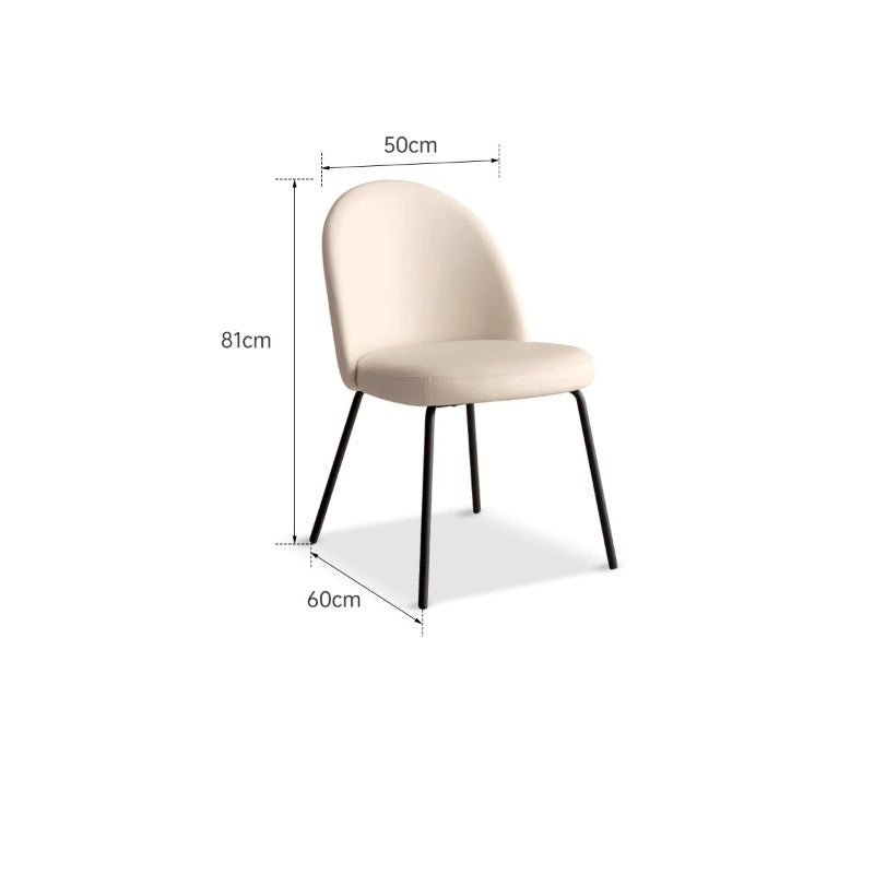 Chaise de salle à manger rembourrée Celeste