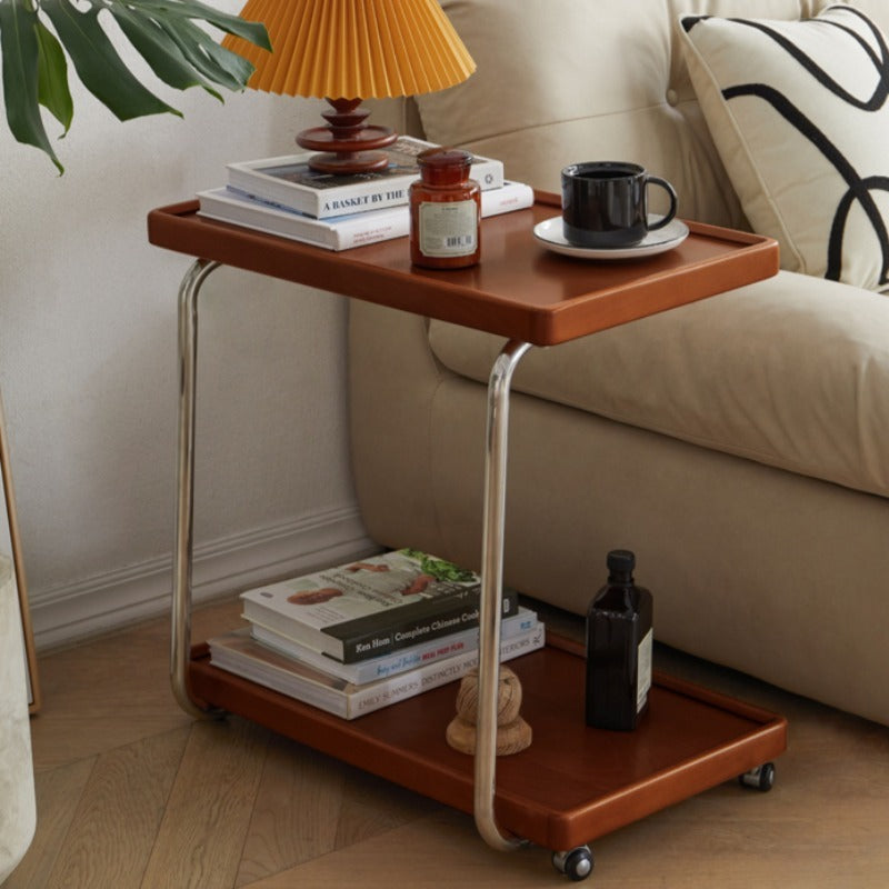 Chariot de bar en bois massif Arlo