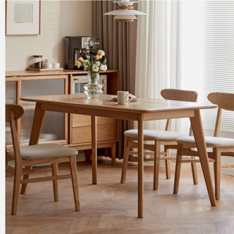 Table à manger en bois massif Rachel