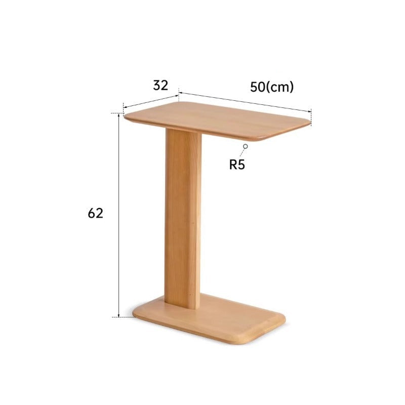 Table d'appoint en bois massif Finley