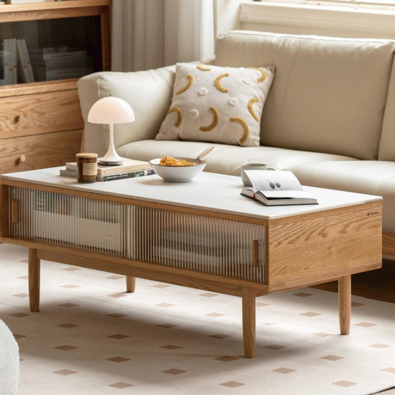 Table basse en pierre frittée Orion