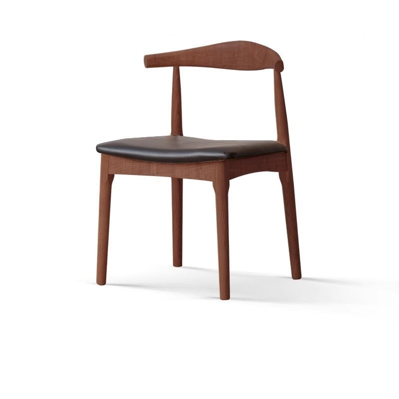 Chaise de salle à manger en bois de noyer massif Bruce