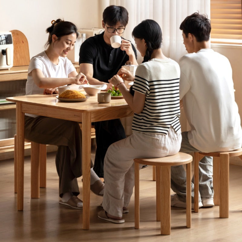 Tabouret empilable en bois massif Elliot