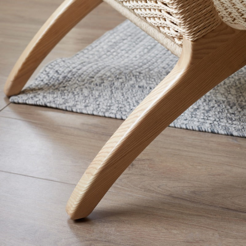 Fauteuil tissé Selma