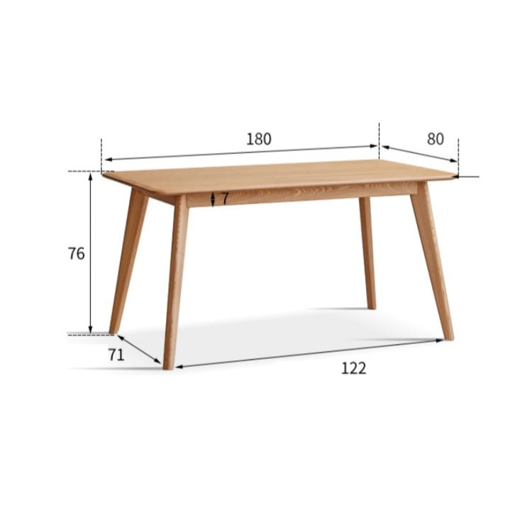 Table à manger en bois massif Rachel