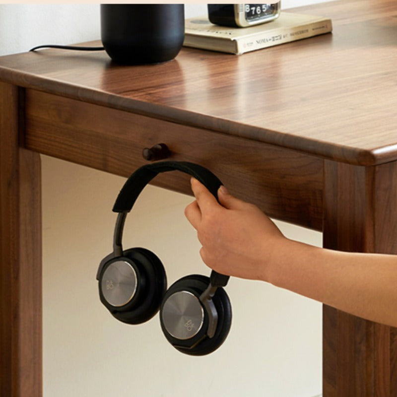 Bureau Kei en bois de noyer massif