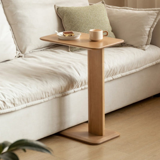 Table d'appoint en bois massif Finley