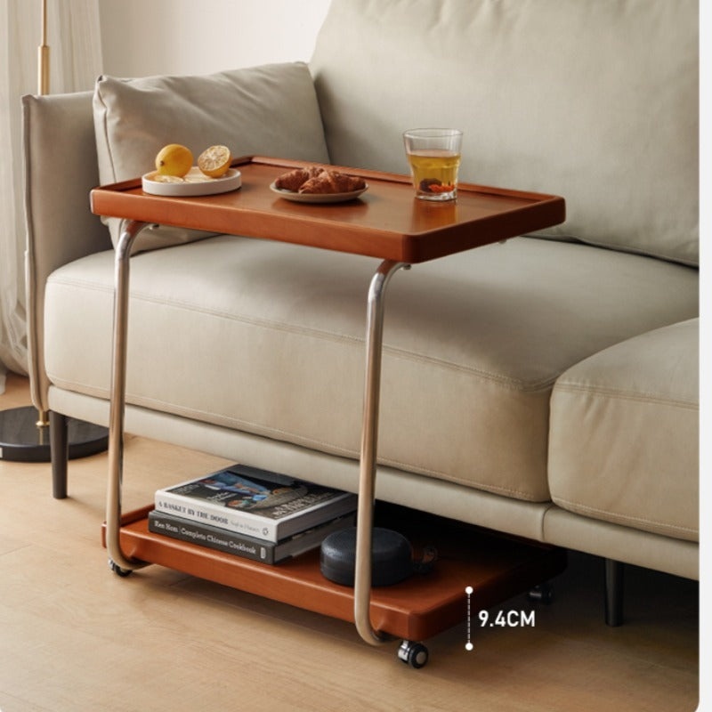 Chariot de bar en bois massif Arlo