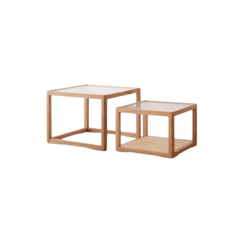 Tables gigognes en rotin Yuri 