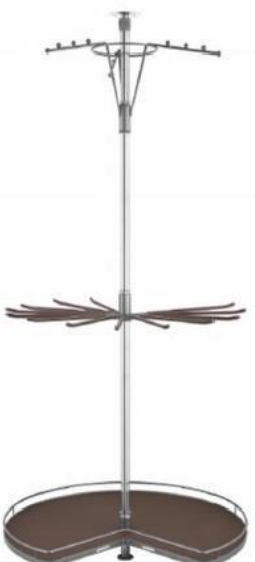 Étagère d'angle 3 en 1