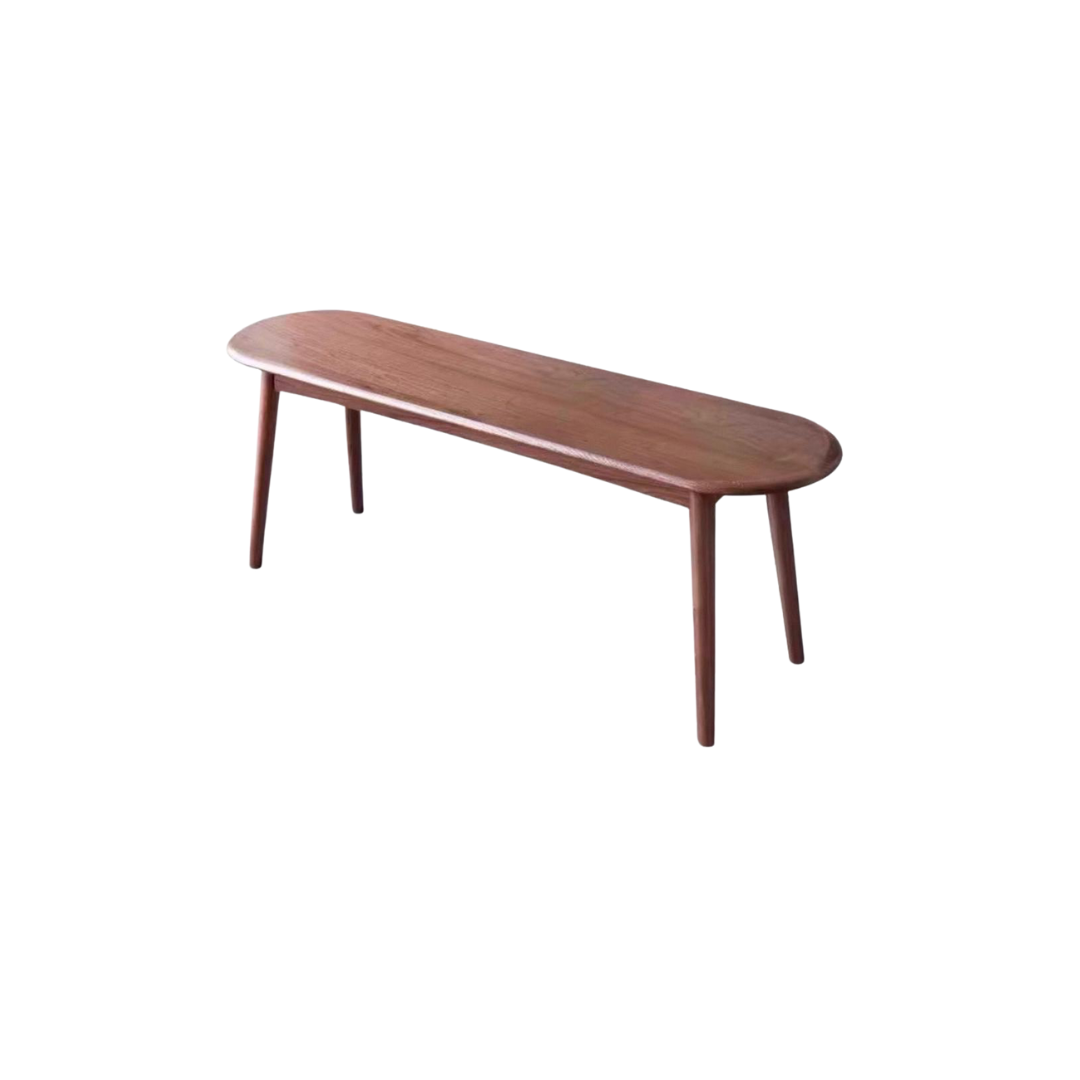 Banc de salle à manger en bois de noyer Keira