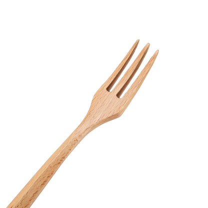Fourchette à manger en hêtre