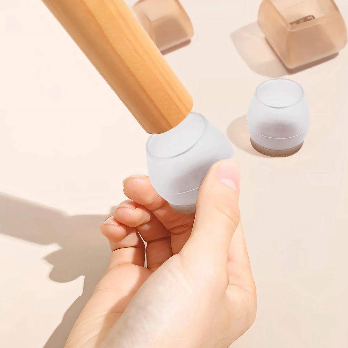 Protège-pieds de chaise antidérapants (4 pièces)