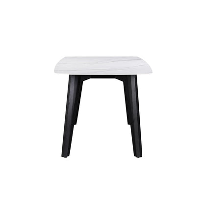 Table à manger en pierre frittée pour patio