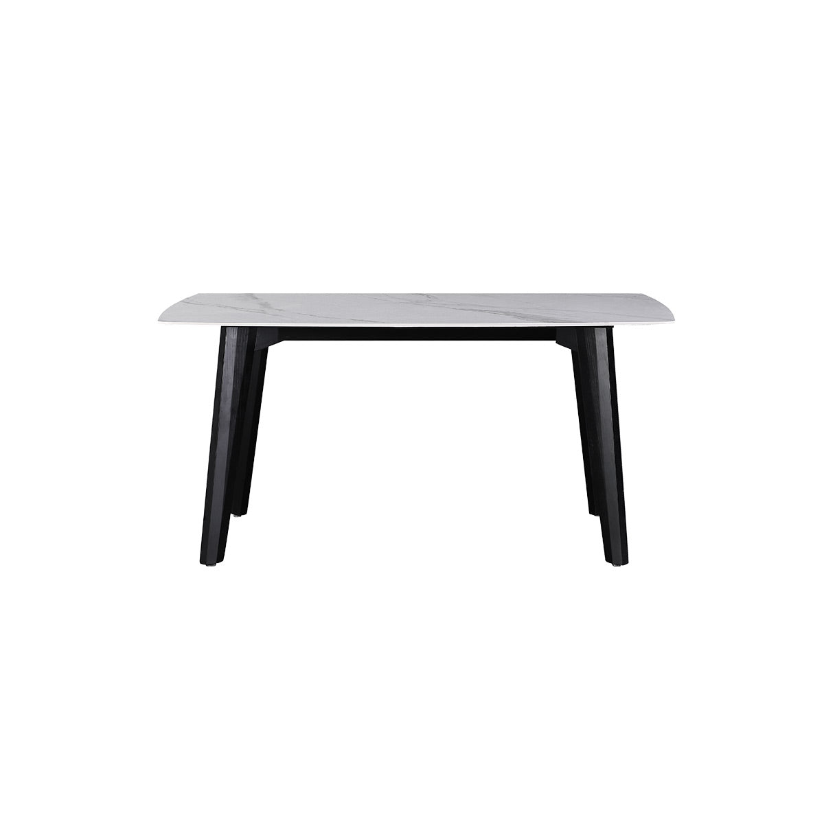 Table à manger en pierre frittée pour patio