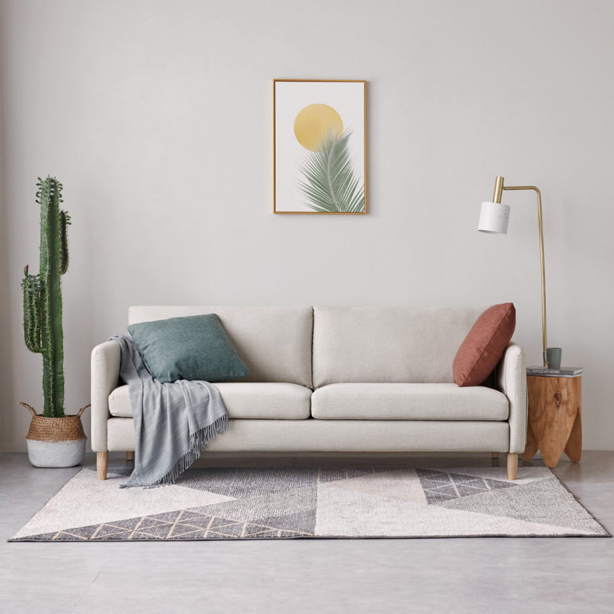 Canapé en tissu Alyssa