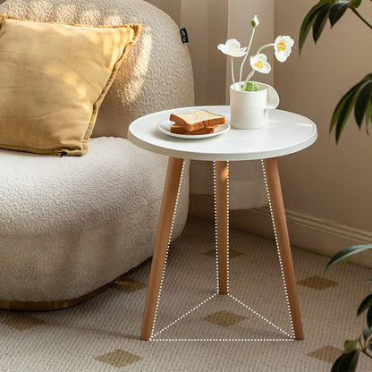 Table d'appoint en saule