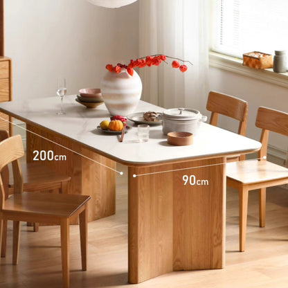 Table à manger en pierre frittée Odelia