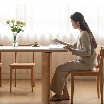 Table à manger en pierre frittée Odelia