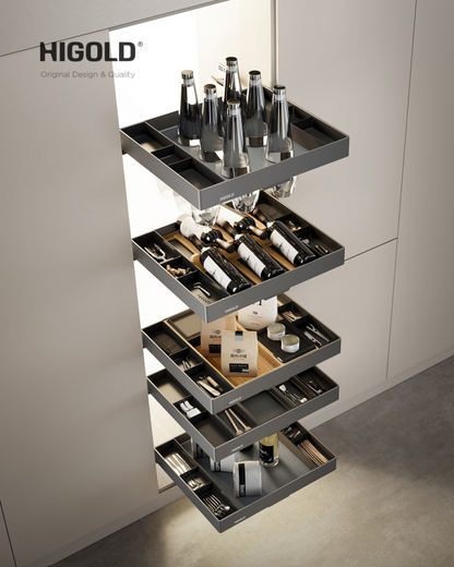 Système de rangement pour armoires hautes