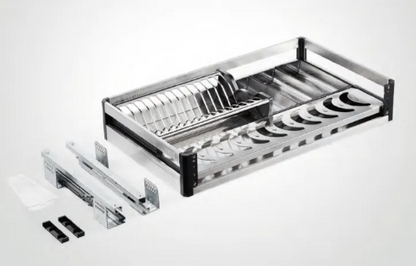Panier à vaisselle coulissant en acier inoxydable Pandora