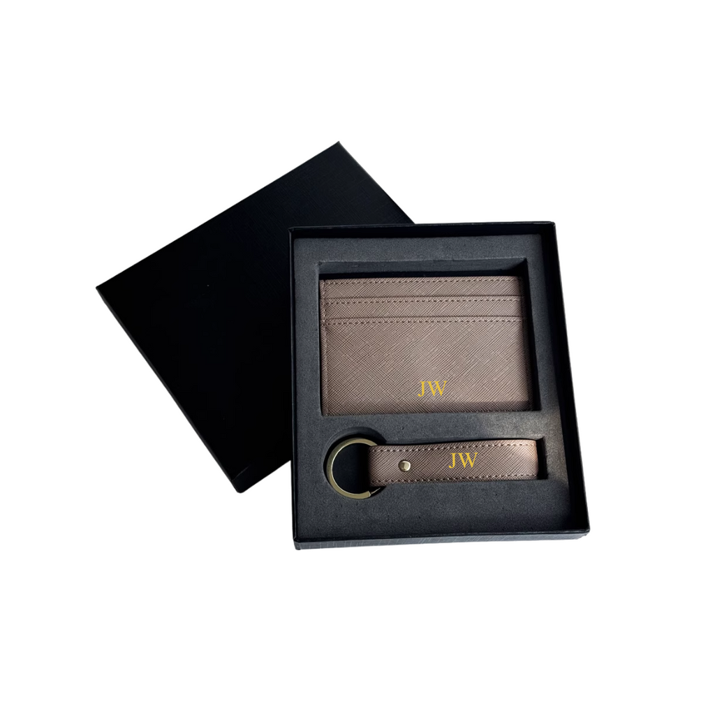 Porte-cartes et porte-clés Saffiano