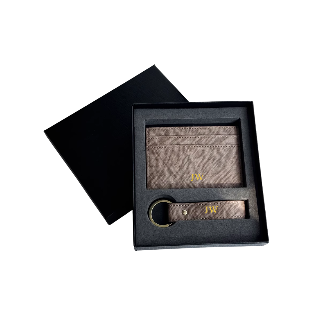 Porte-cartes et porte-clés Saffiano