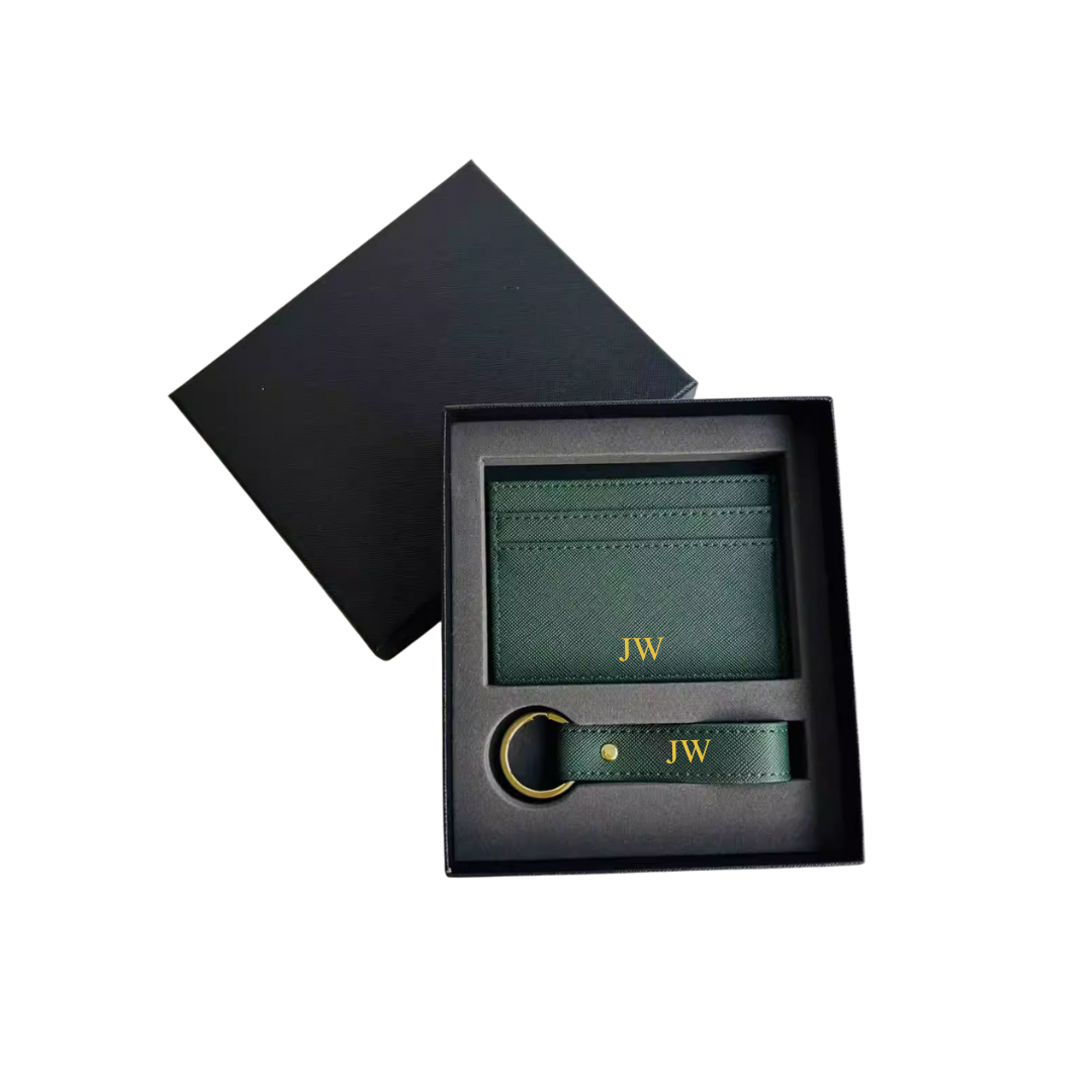 Porte-cartes et porte-clés Saffiano