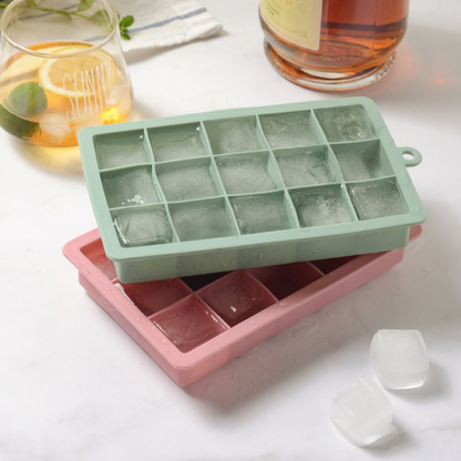 Bac à glaçons en silicone, 15 pièces