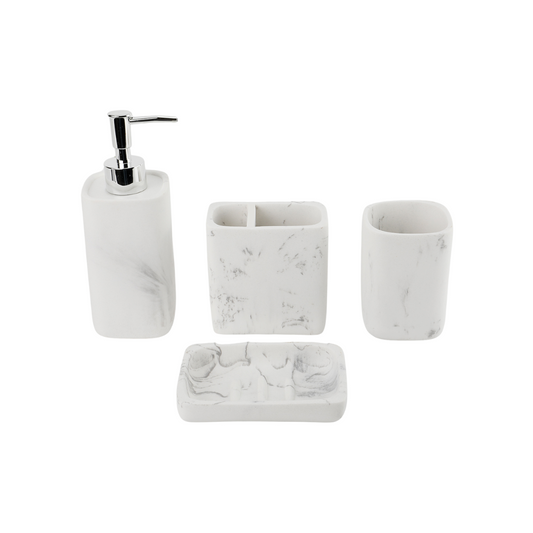 Ensemble de salle de bain en marbre 4 pièces 