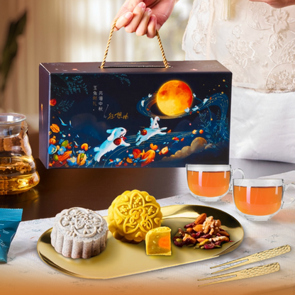 Coffret cadeau de gâteaux de lune Golden Harvest