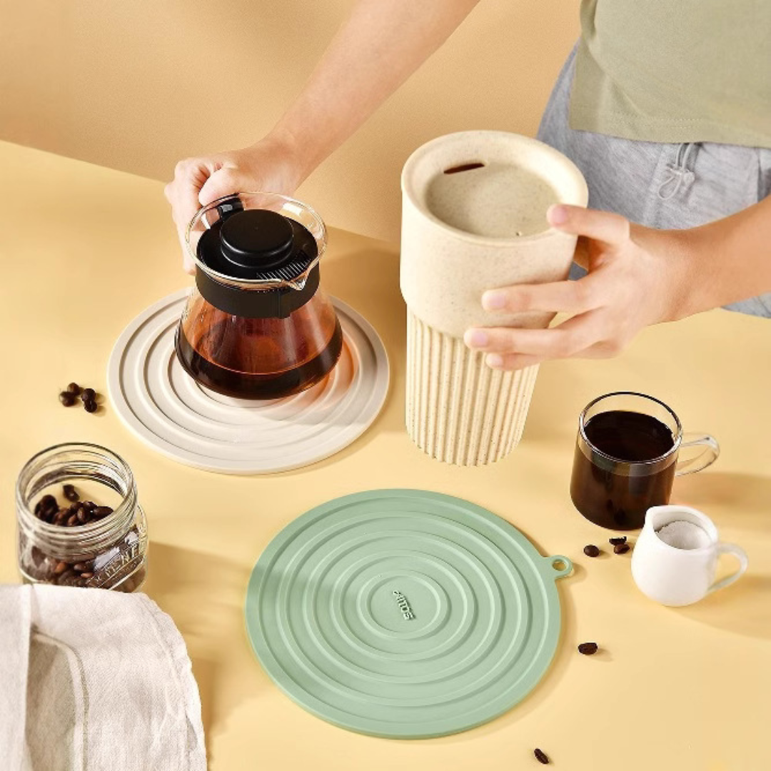 Dessous de plat en silicone pour manique