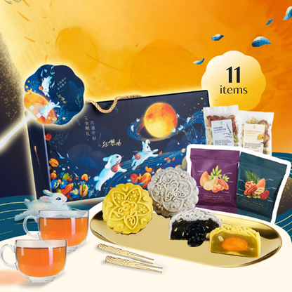 Coffret cadeau de gâteaux de lune Golden Harvest