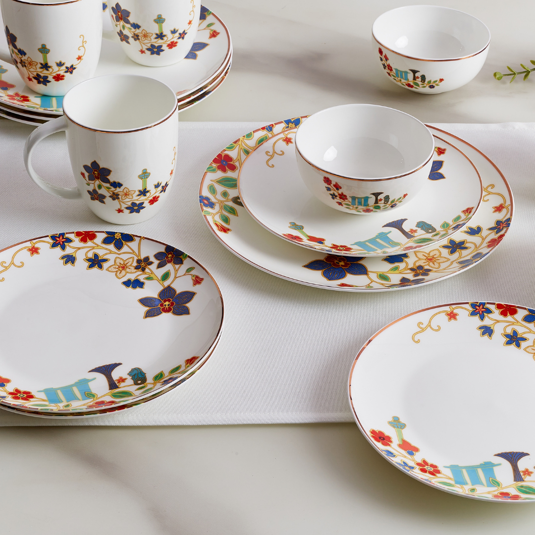 Service de table SG60 Heritage Bloom 16 pièces