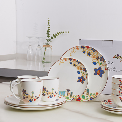 Service de table SG60 Heritage Bloom 16 pièces