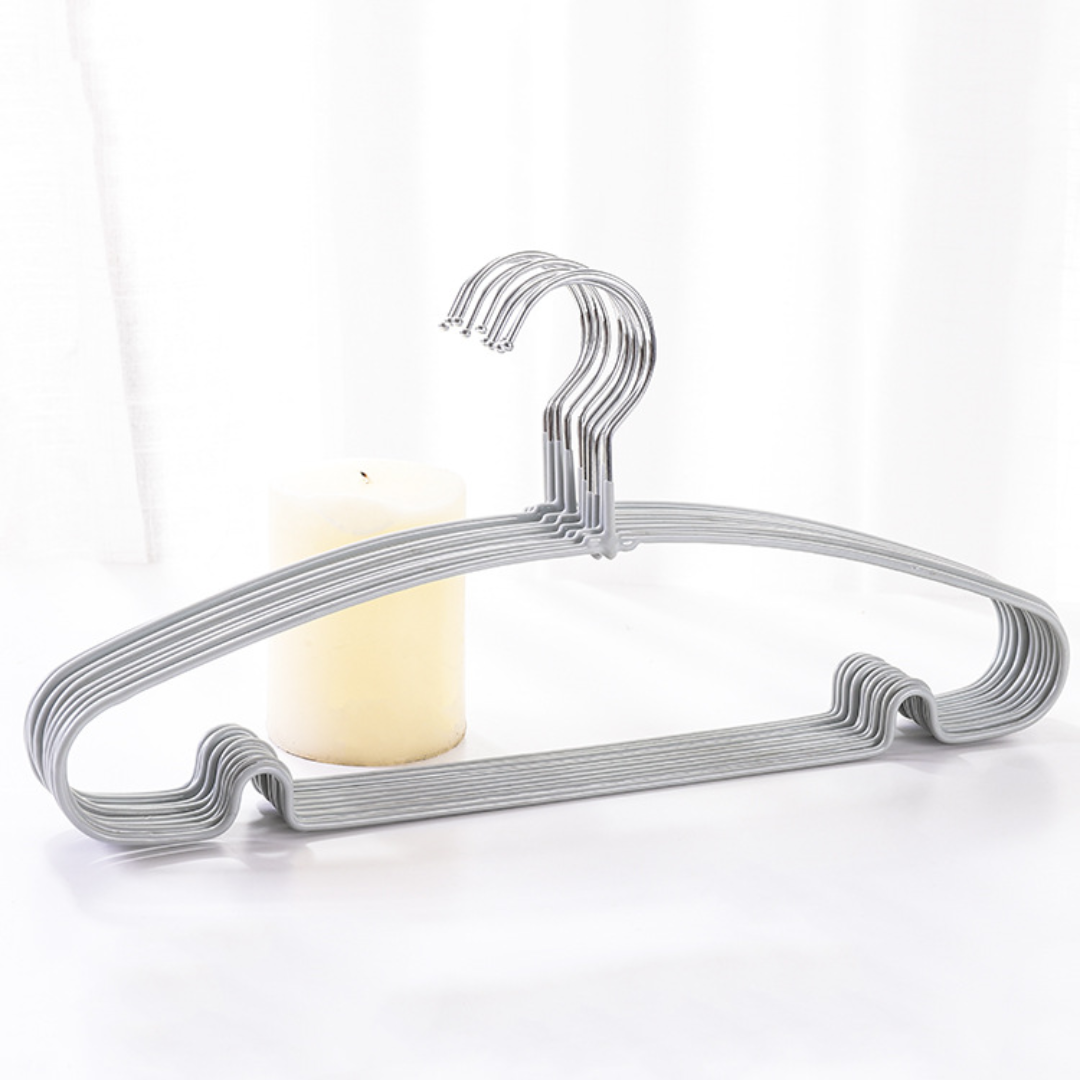 Cintre antidérapant pour chemises (10 pièces)