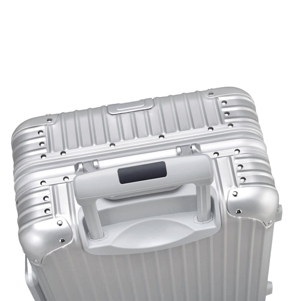 Valise entièrement en aluminium avec compartiment à rabat