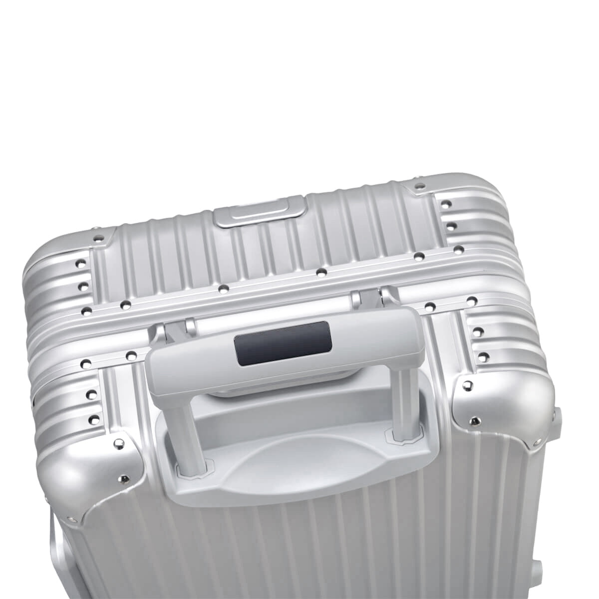 Valise entièrement en aluminium avec compartiment à rabat
