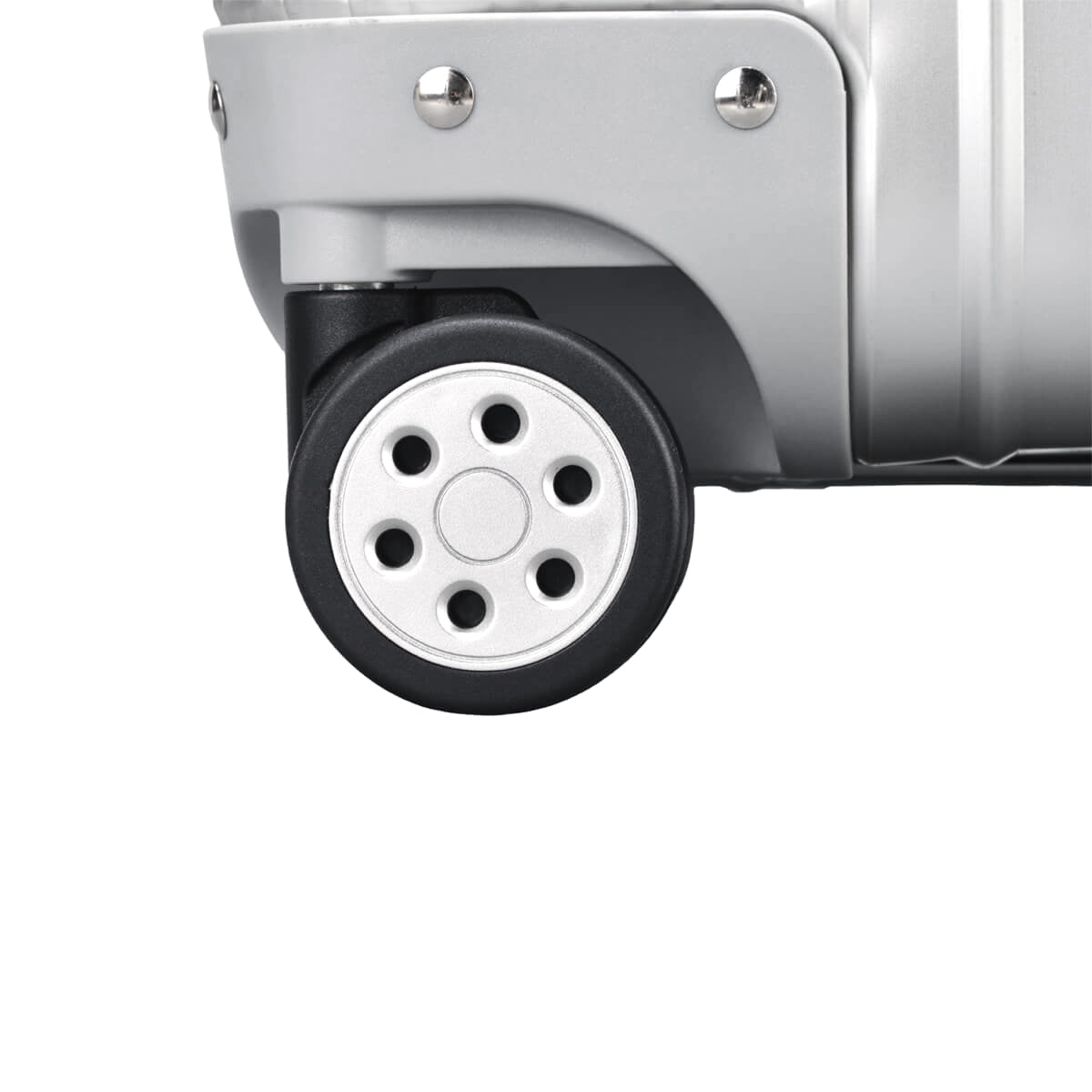 Valise entièrement en aluminium avec compartiment à rabat