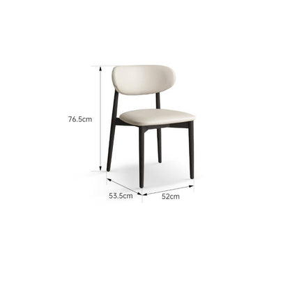 Chaise de salle à manger rembourrée Anna