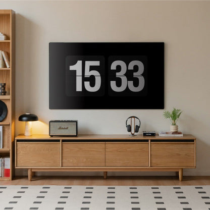 Meuble TV en bois massif Brendan