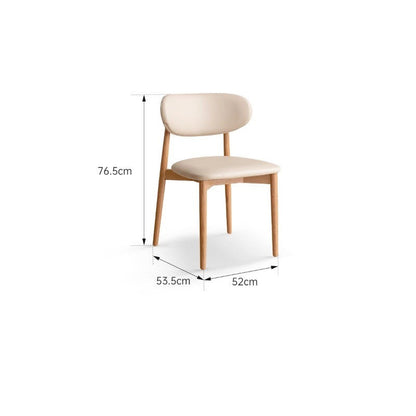 Chaise de salle à manger rembourrée Anna